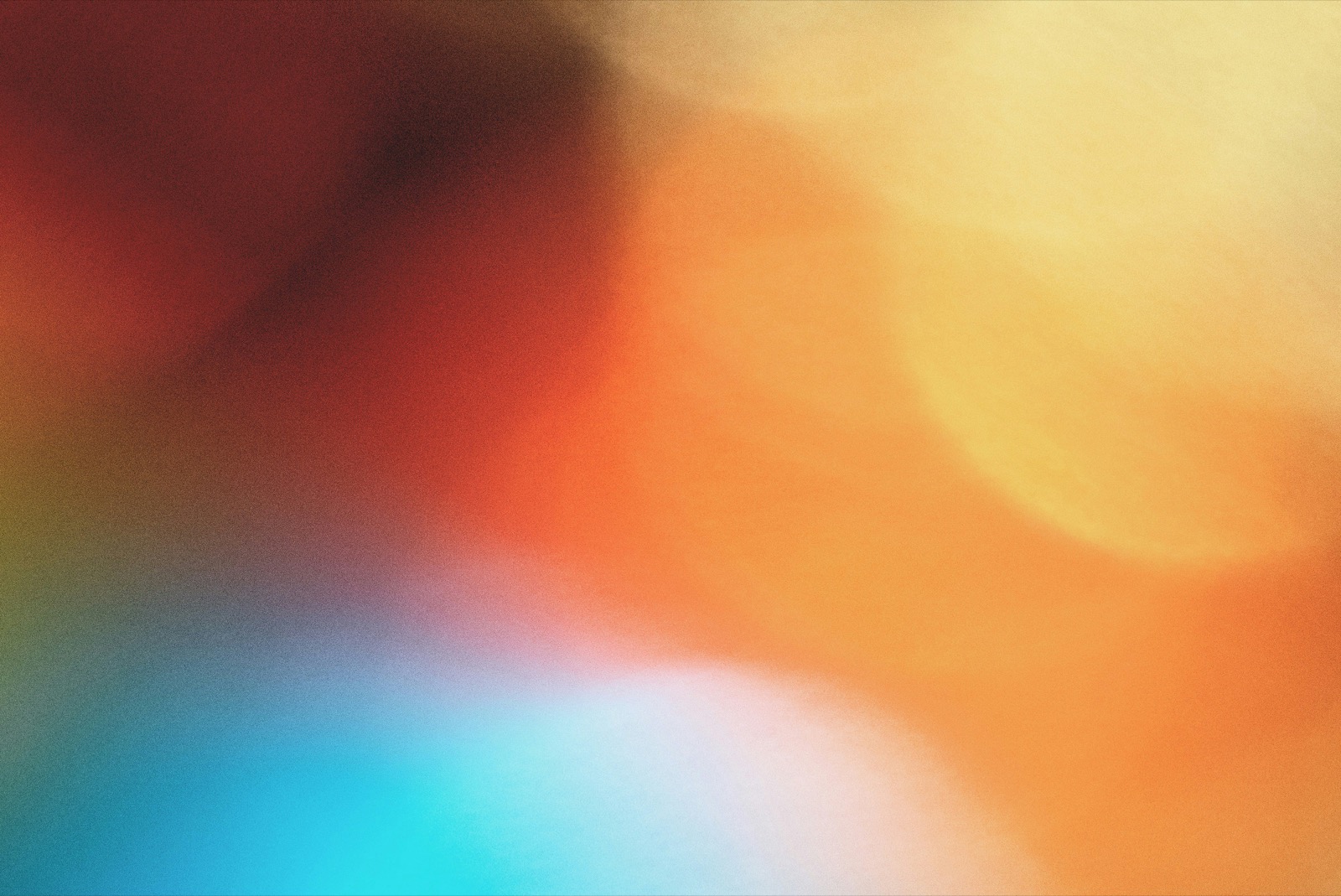 Warm orange bokeh lights