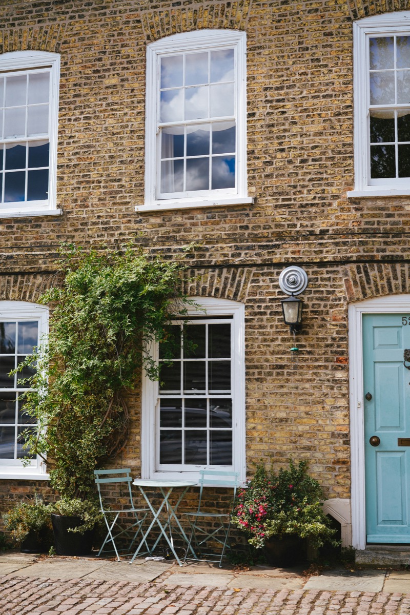 A handsome brick house